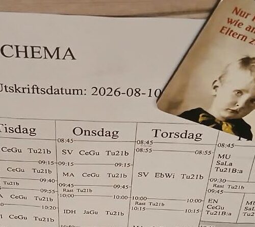 Leben in Schweden – #2 Schule