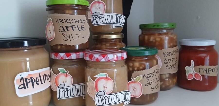 Herbstglück mit Kerngehäuse